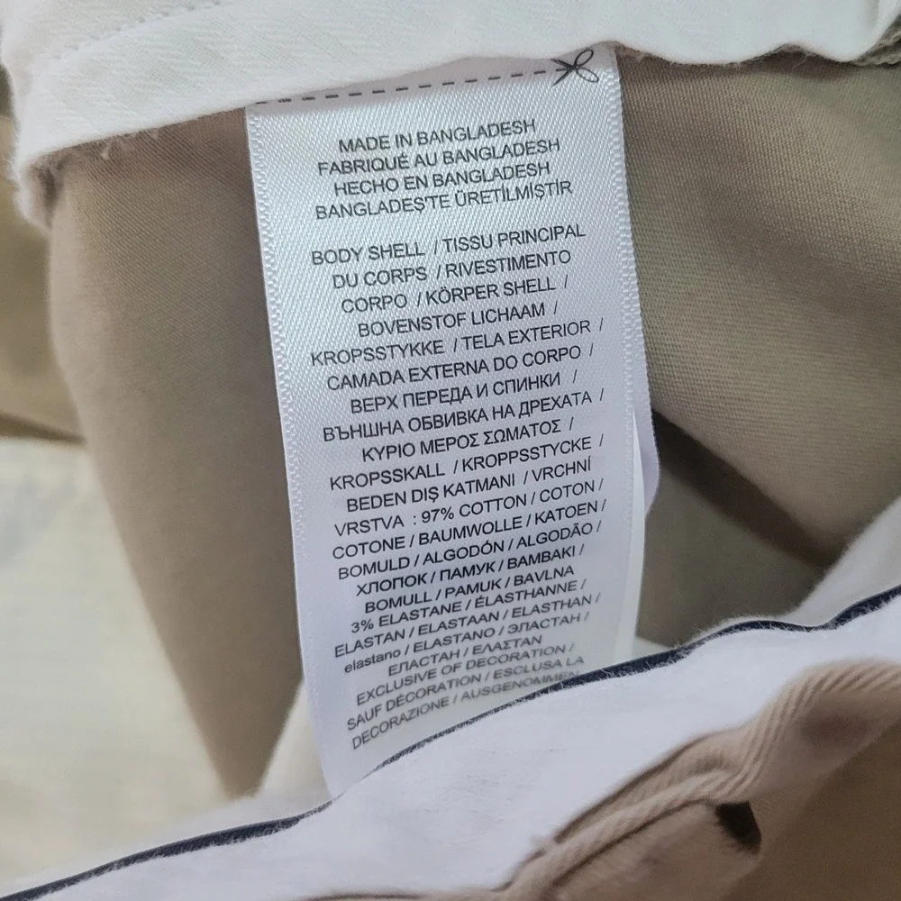 Polo Ralph Lauren Stretch Straight Fit Chino Pants‎ Khaki Men Size 40x32